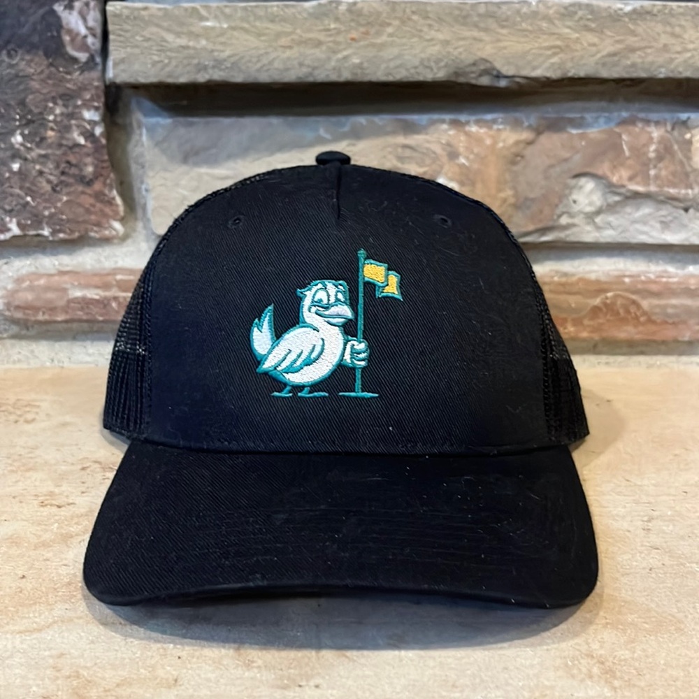 Chirpin Golf Classic Black Mesh Back Golf Hat The Birds Are Chirpin